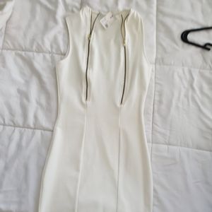 Fashion nova white mini dress